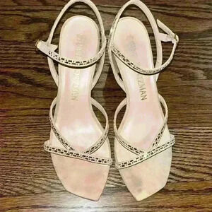 Stuart Weitzman Harlowe block heels